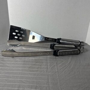 Kingsford Grill Set - Two Piece - Premium Series - Stainless Steel - EUC